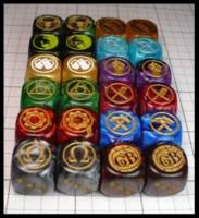 Dice : Dice - 6D - Guild  Ball Faction Dice - JA Collection Mar 2024